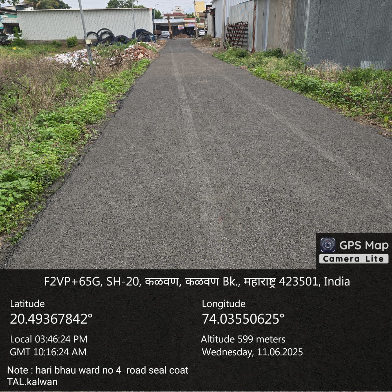 Bitumen road project